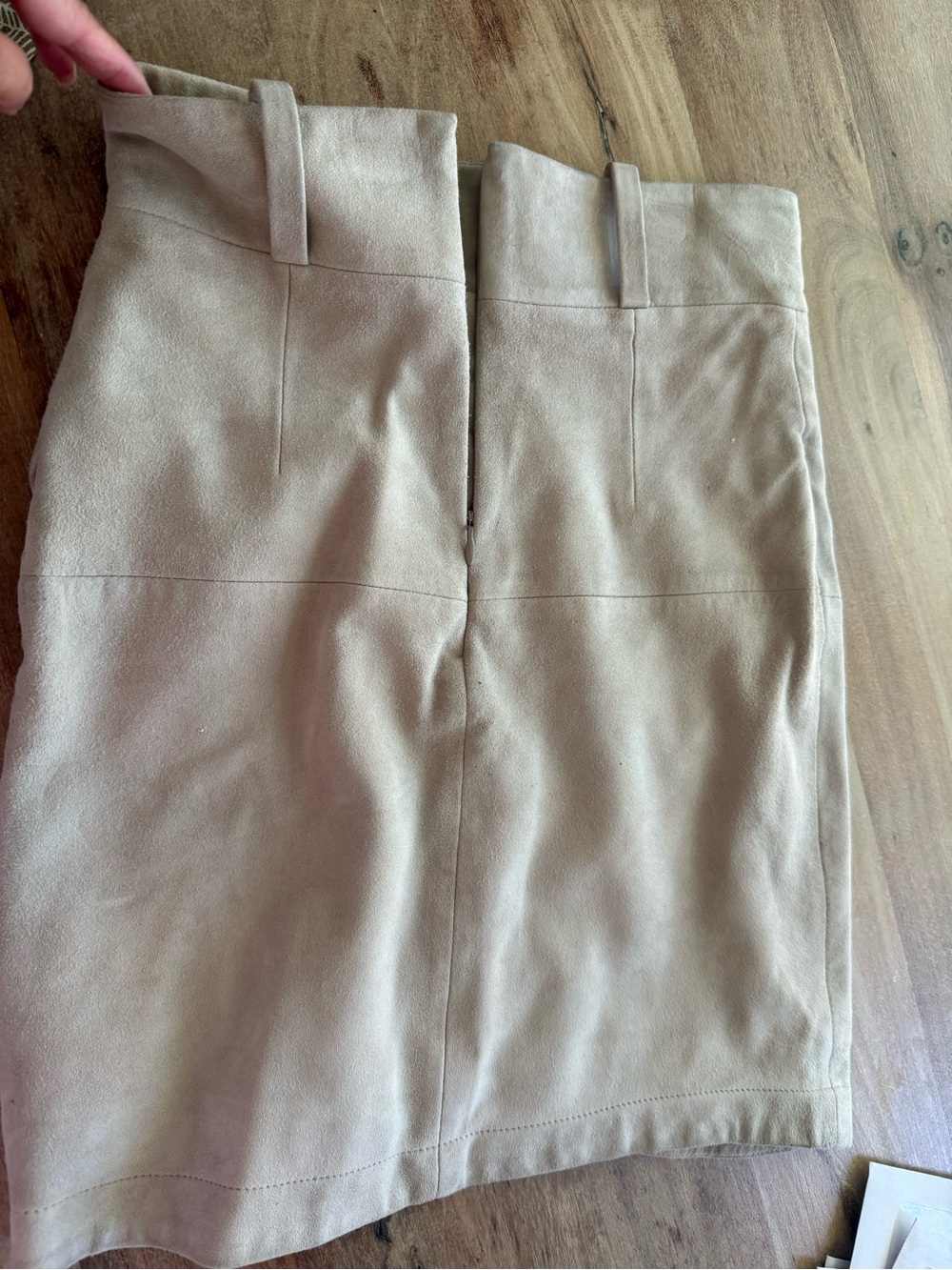 IRO Paris  suede leather mini skirt wrap  blogger Instagram favorite revolve - Picture 5 of 6